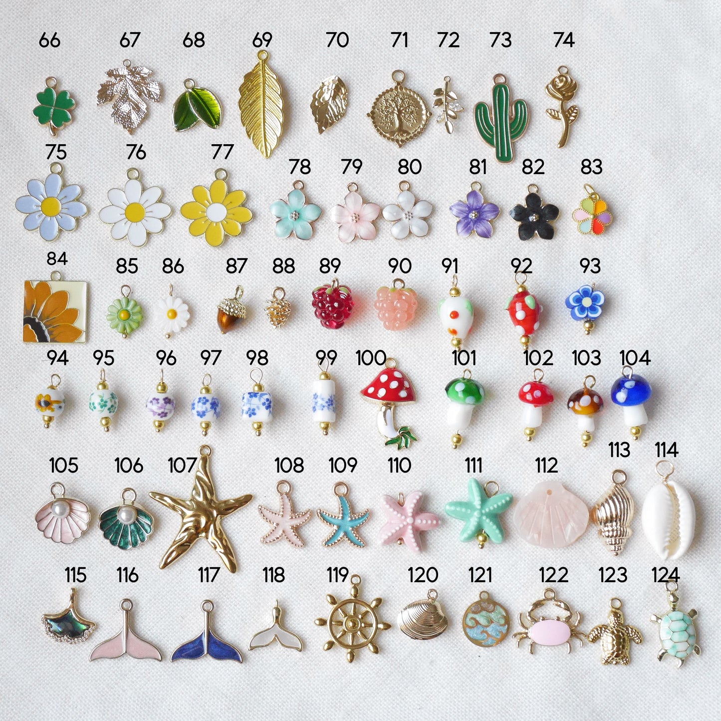 Gemstone custom charm necklace - Beaded natural stone personalized jewelry gift for her, spring ring carabiner choker, colorful summer style