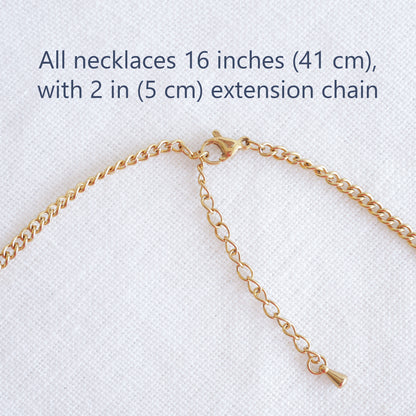 Fish necklace - Pisces gold charm chain, sardine bass jewelry gift for her