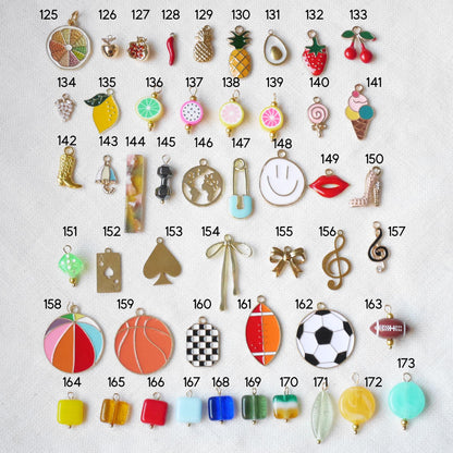 Custom charm anklet | Build your own anklet with pendants | Personalized gift for her | Summer jewelry with customized selection of charms